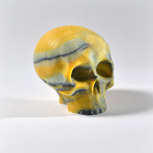 savon-artisanal-naturel-cosmetique-saponification-crane-skull-tete-mort-sculpture-Bruley-Daisy-karite-coco-charbon-ortie-jaune