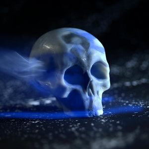 bio-savon-artisanal-naturel-cosmetique-saponification-crane-skull-tete-mort-sculpture-Bruley-Daisy-karite-charbon-argile-matifiant-bleu
